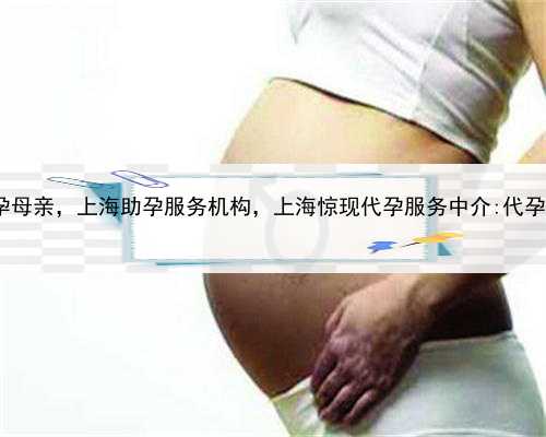 寻找代孕母亲，上海助孕服务机构，上海惊现代孕服务中介:代孕者分9等